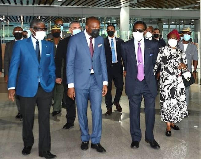 La Pareja Presidencial inaugura la nueva terminal del Aeropuerto Internacional de Malabo