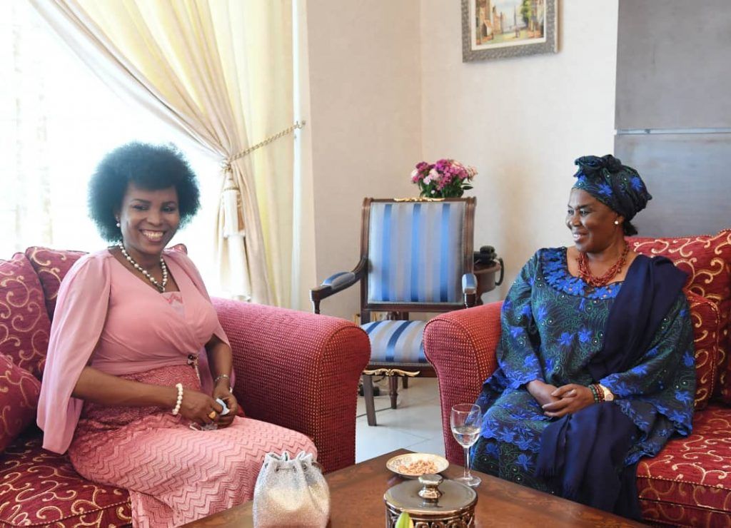 La Primera Dama concede audiencias a sus homólogas de Sao Tomé y Burundi