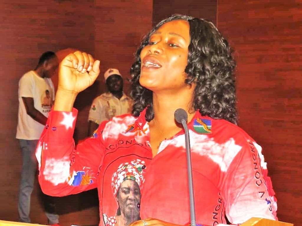 Mongomo recibe a la Coordinadora Nacional de ASHO, Dolores Nchama Alogo Nsa