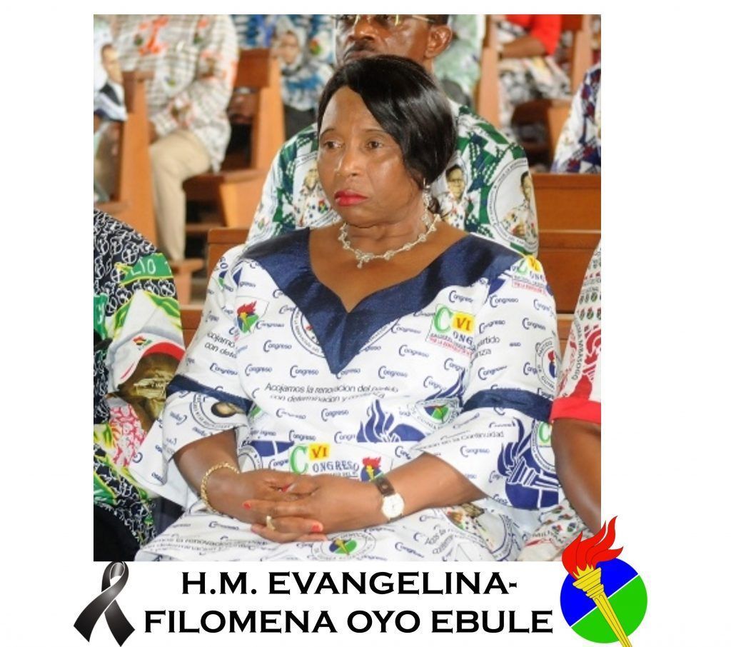 Mensaje de Condolencia del PDGE por el fallecimiento de la Hermana Militante Evangelina-Filomena Oyo Ebule