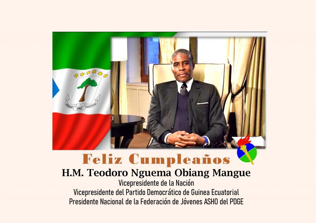 Mensaje de Felicitación al Hermano Militante Teodoro Nguema Obiang Mangue