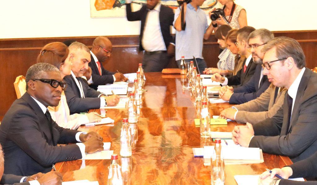 El Presidente de Serbia recibe al Vicepresidente de Guinea Ecuatorial