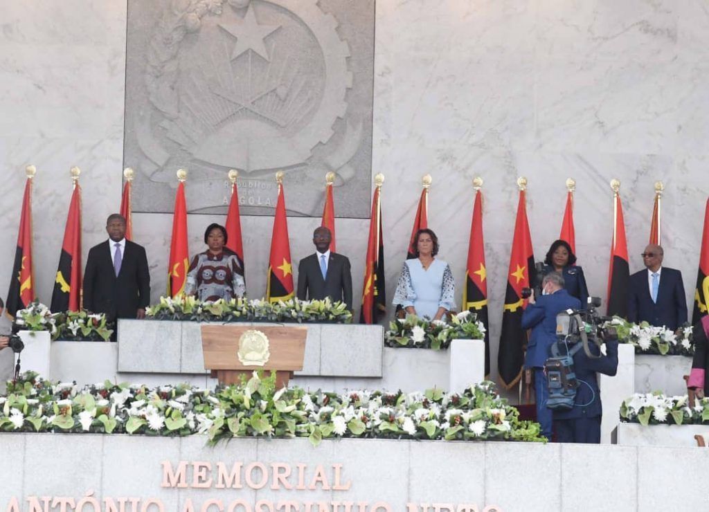 El Presidente asiste a la investidura de S.E. Joao Lourenço