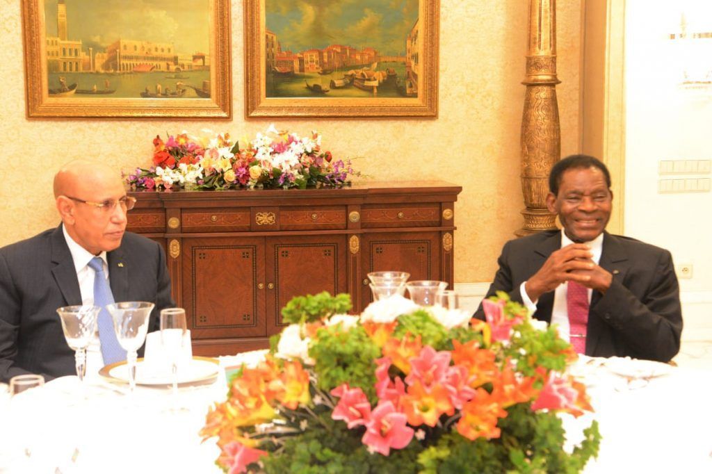 Cena en honor del Presidente de Mauritania