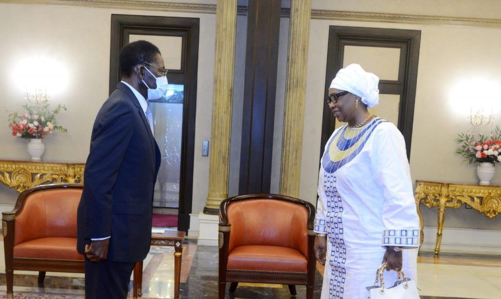El Jefe de Estado recibe en audiencia a la Enviada Especial de Mauritania