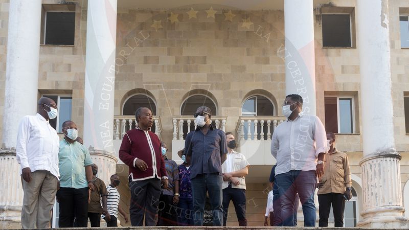 El Vicepresidente exige el fin de las obras del Ayuntamiento de Malabo