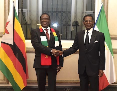 Visita oficial del Presidente de Zimbabwe, S.E. Emmerson Mnangagwa