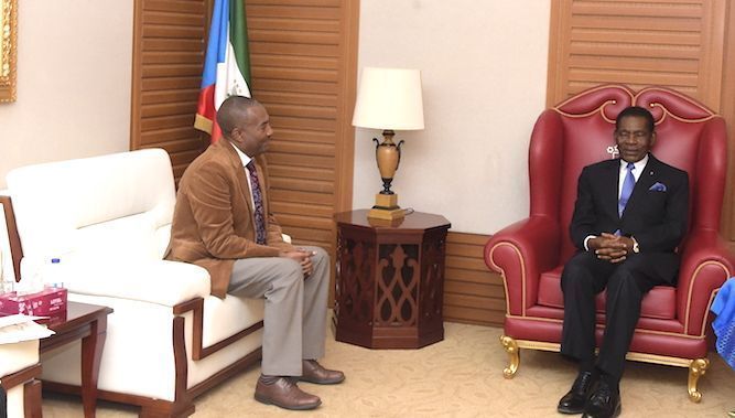 El Presidente recibe a una delegación de la compañía Etiophian Airlines