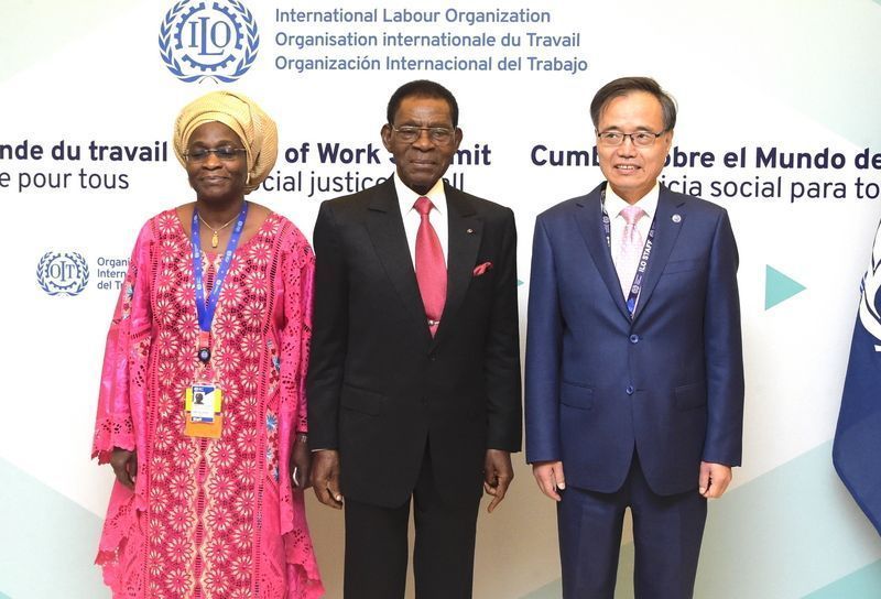 S.E. Obiang Nguema Mbasogo participa en la 111ª Cumbre Internacional sobre el Trabajo