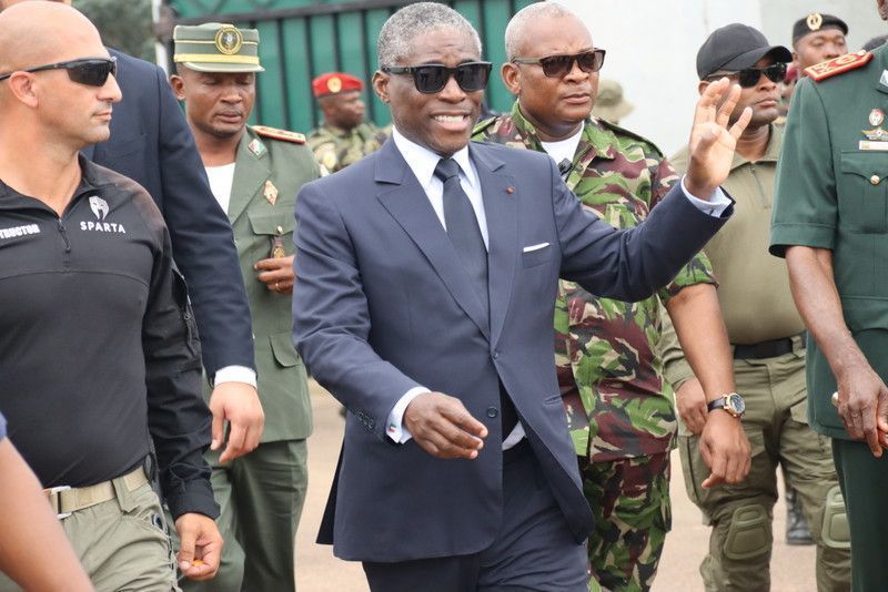 S.E. Nguema Obiang Mangue clausura el curso de formación básica de la Fuerza Especial en Okoheté