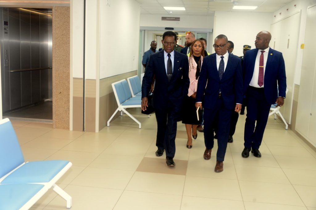 El Presidente visita el Complejo Sanitario Hospital La Paz de Oyala