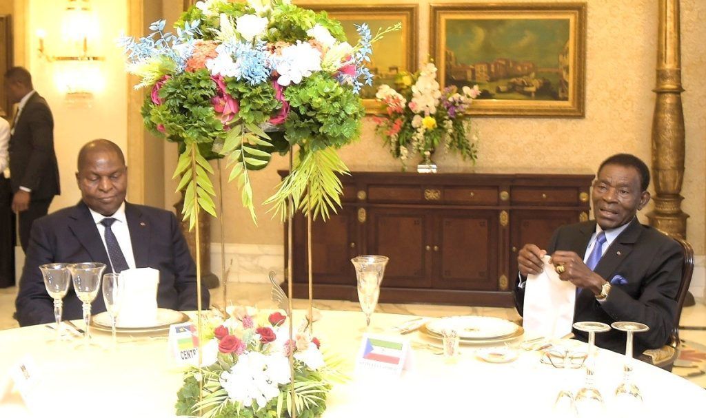 Encuentro entre los Presidentes en Ejercicio de la CEEAC y la CEMAC