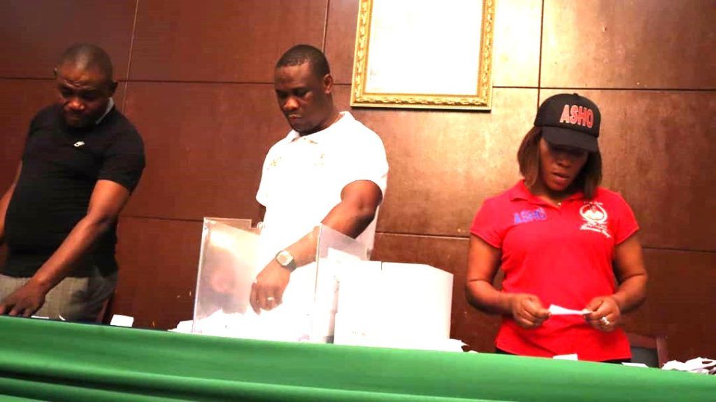 Resultados de las elecciones internas para la reestructuración de ASHO en Bioko Norte