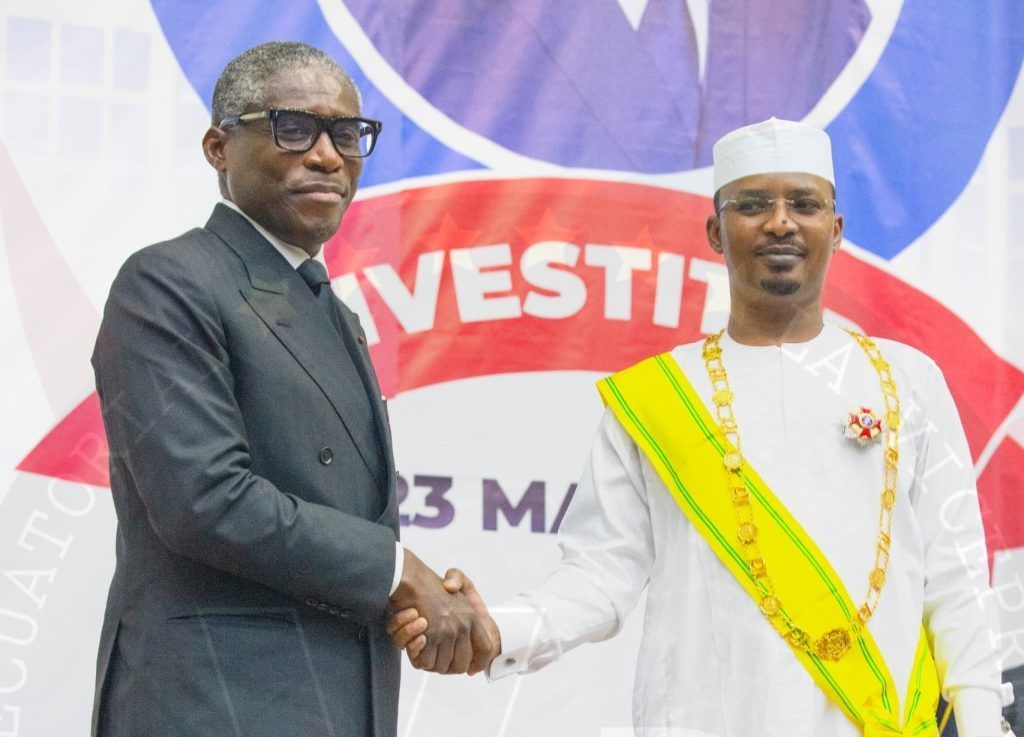 Teodoro Nguema Obiang Mangue desea suerte y fuerza al nuevo Presidente de Chad
