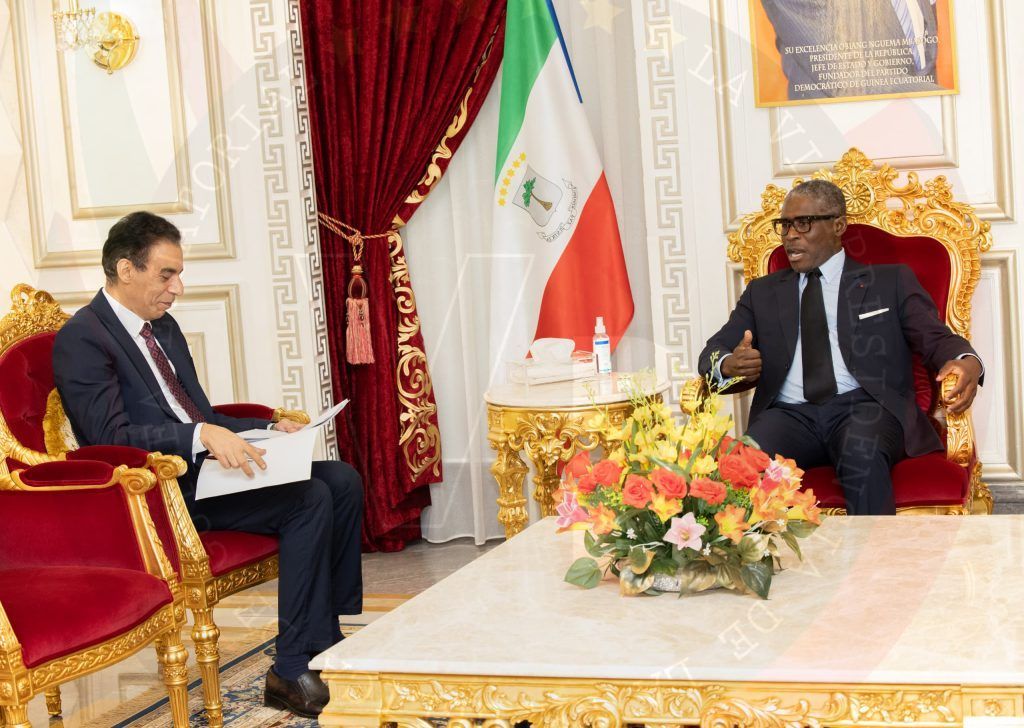 S.E. Nguema Obiang Mangue felicita a Egipto por la transformación de la ciudad de El-Alamein