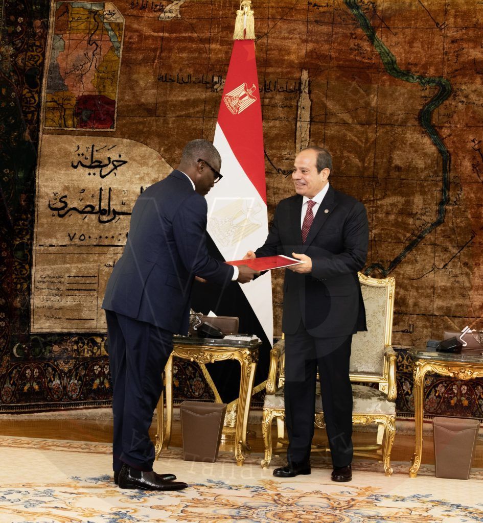 S.E. Nguema Obiang Mangue se reúne con el Presidente de Egipto