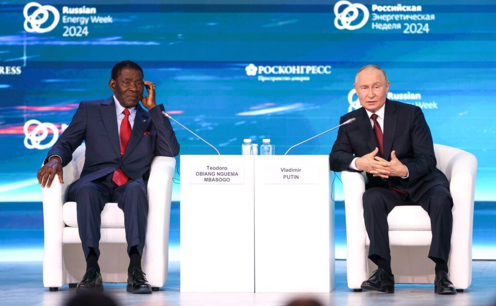 El Presidente Obiang, invitado especial de Vladímir Putin en la ceremonia de inauguración de la Semana de la Energía de Rusia
