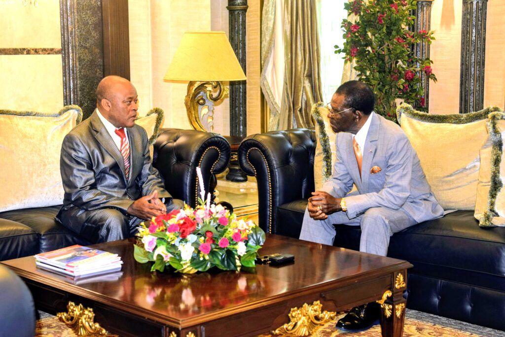 El Presidente de la República recibe al Secretario Ejecutivo de la Comisión del Golfo de Guinea