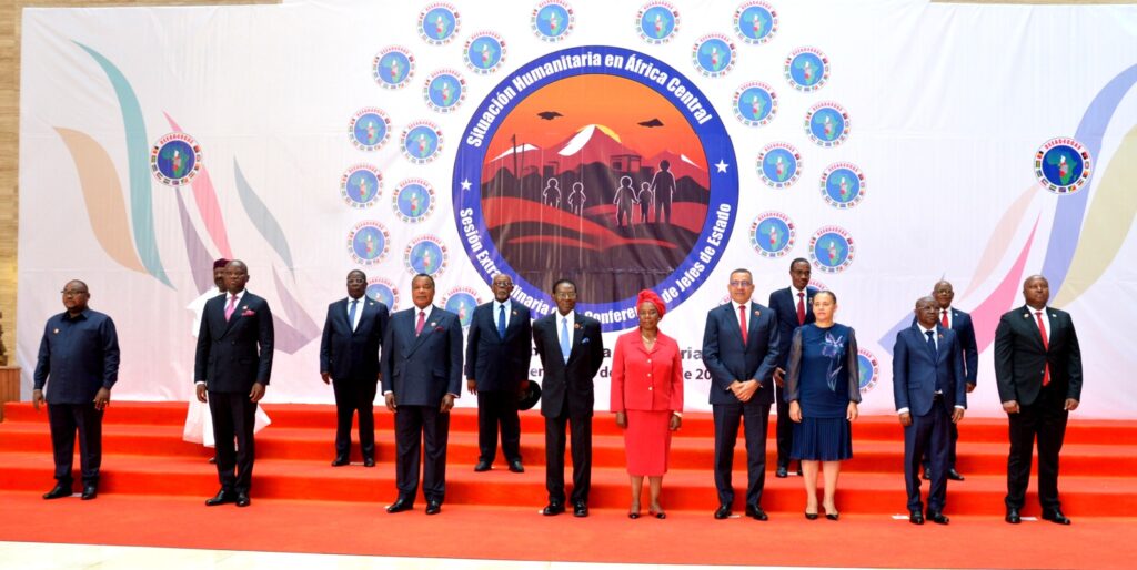 El Jefe de Estado preside la Conferencia Extraordinaria de la CEEAC sobre la situación humanitaria en África Central