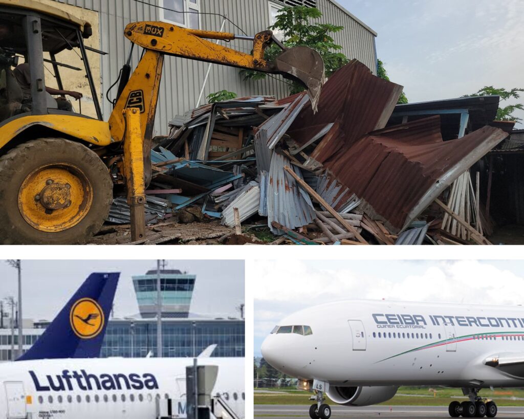 Demolidas varias construcciones ilegales en el Aeropuerto de Malabo, mientras se estudia el futuro de Ceiba Intercontinental
