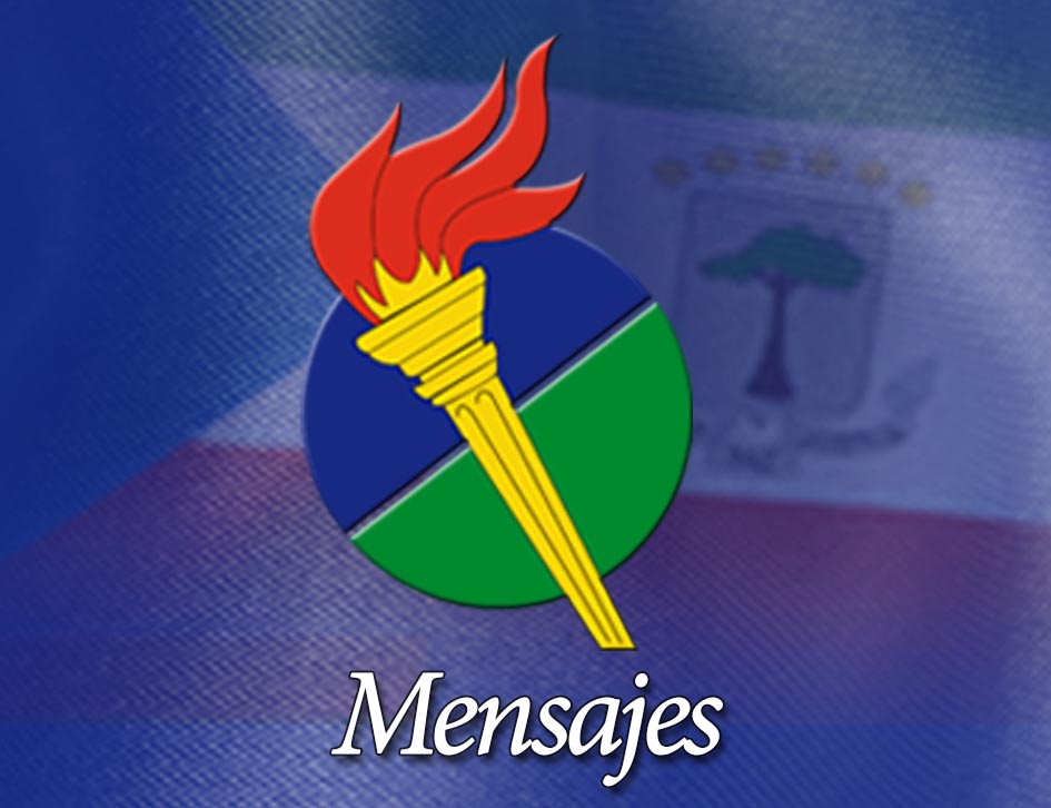 Mensaje de felicitación del Secretario General del PDGE