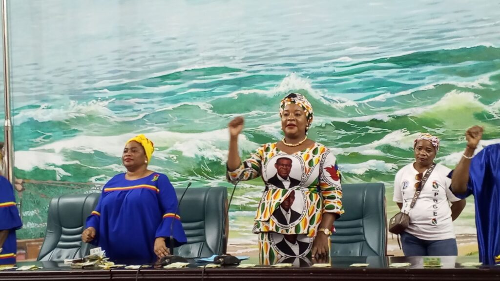 Judith Nfono Ngomo se reúne con las Coordinadoras de Bata