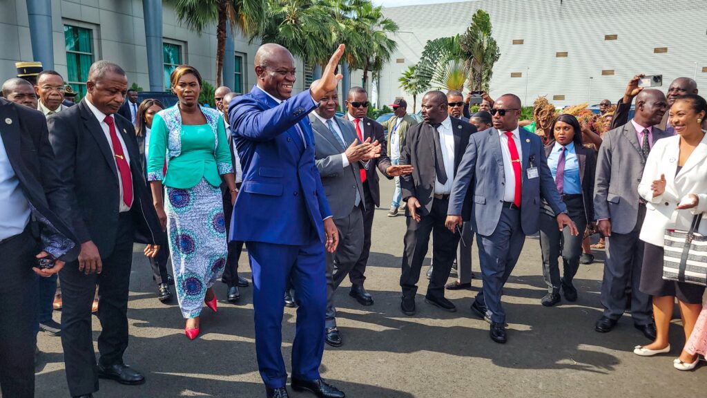 Los presidentes de Gabón y Sao Tome y Príncipe llegan a Malabo
