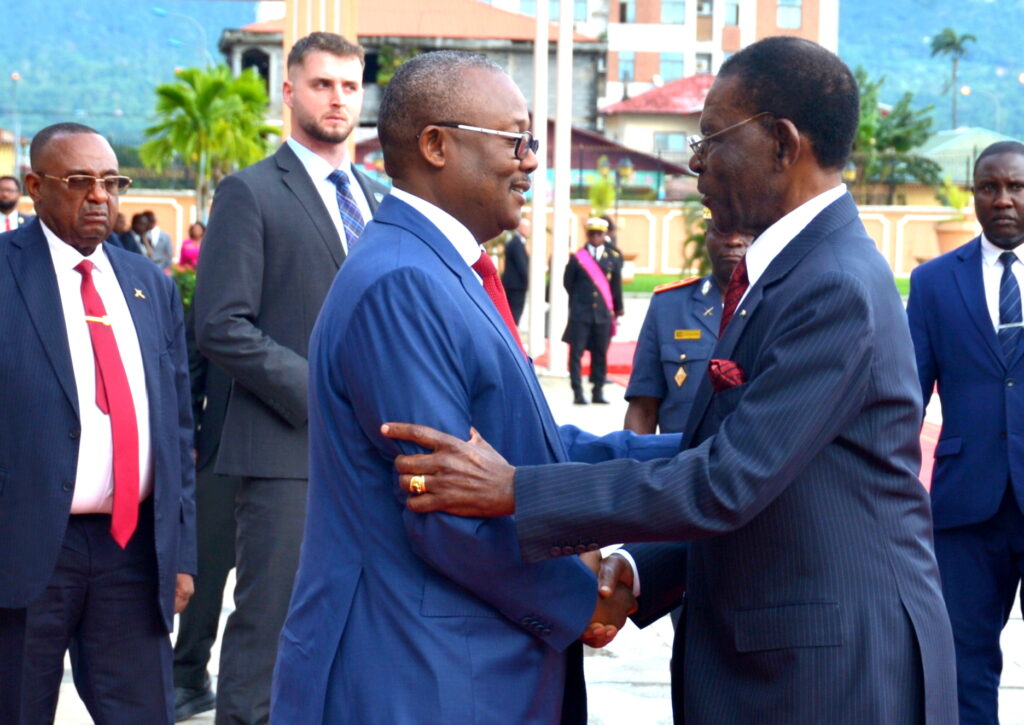 S.E. Obiang Nguema Mbasogo recibe a su homólogo de Guinea Bissau