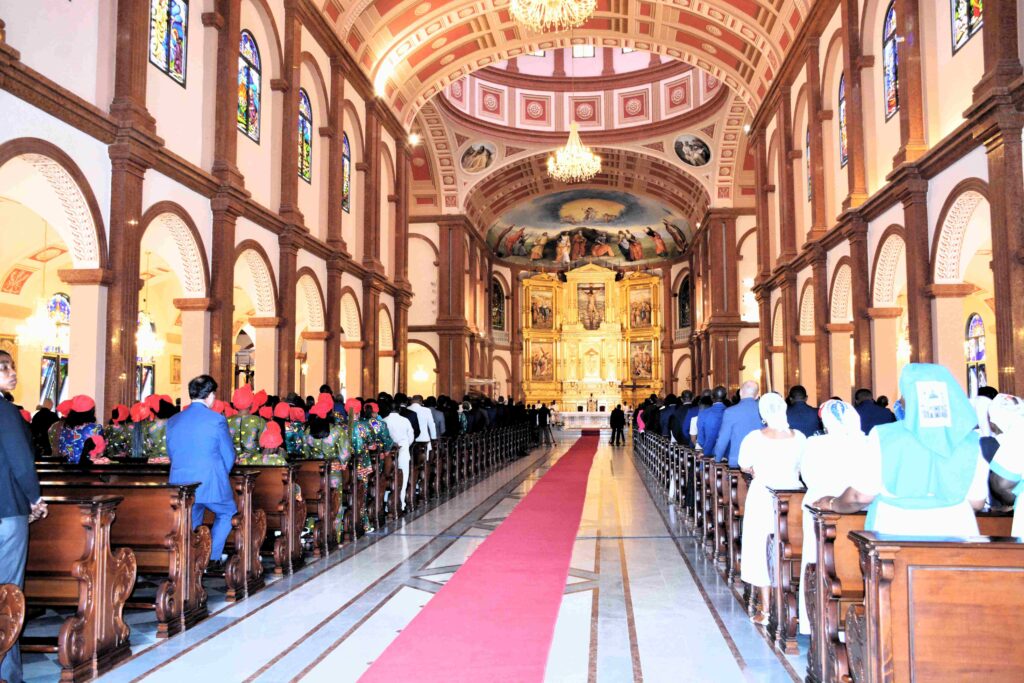 Misa de Acción de Gracias en la Basílica de la Inmaculada Concepción