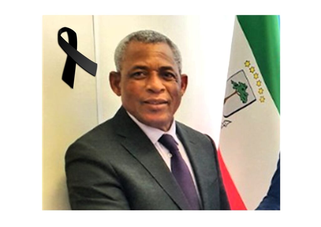 Mensaje de Condolencia por el fallecimiento del H.M. Santiago Ngua Nfumu Eyang