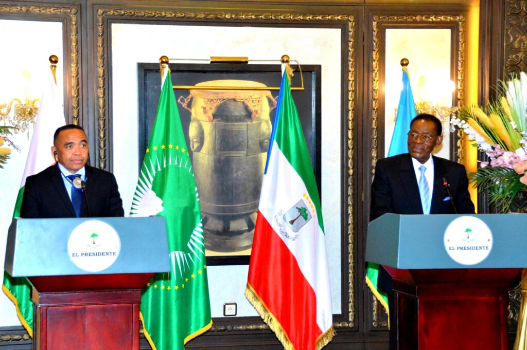 El Jefe de Estado recibe al Presidente de Transición de Madagascar