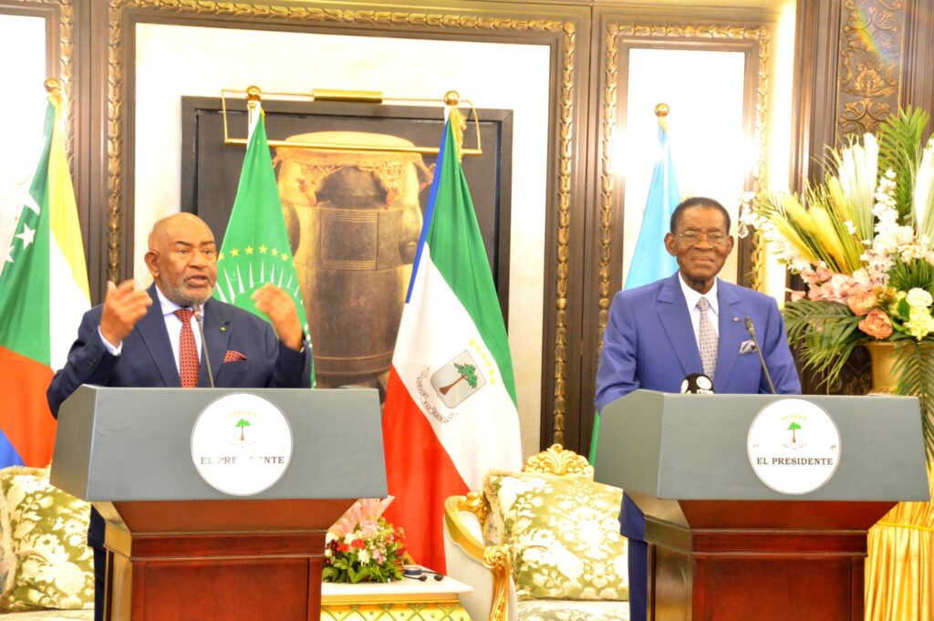 Primera visita de Estado del Presidente de Unión de las Comoras a Guinea Ecuatorial