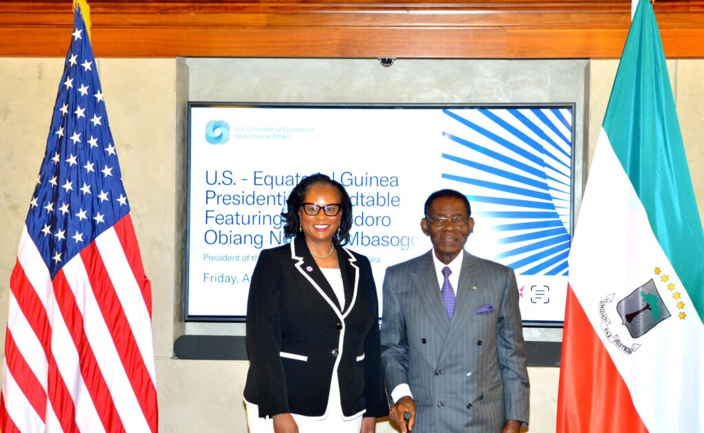 El Presidente Obiang promueve oportunidades de inversión en la Cámara de Comercio de Estados Unidos