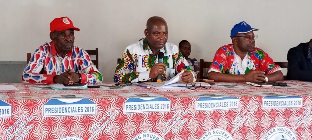 Reunión de la Comisión Distrital de Seguimiento del PDGE de Ebibeyin